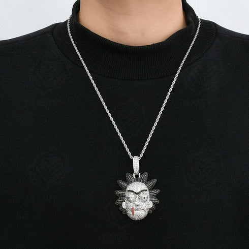 Icy Rick & Morty Pendant Chain