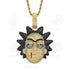 Icy Rick & Morty Pendant Chain