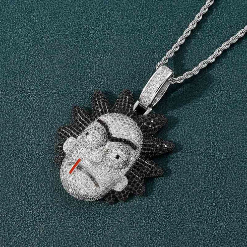 Icy Rick & Morty Pendant Chain