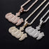 VVS Jewelry Icy Allah Micro Pave Pendant Necklace