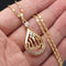 Islamic Teardrop Pendant Necklace