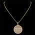 Tetragrammaton Engraved Pendant Necklace