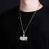 VVS Jewelry Icy Allah Micro Pave Pendant Necklace