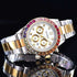 Luxury Quartz Rollie Style Watch with Color Rhinestone