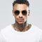 Jumpan Metal Square Frame Sunglasses