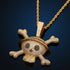 King Crossbone Pirate Skull Pendant