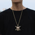 King Crossbone Pirate Skull Pendant