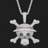 King Crossbone Pirate Skull Pendant