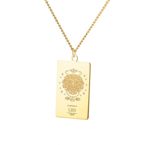 Zodiac Sign Pendant Chain