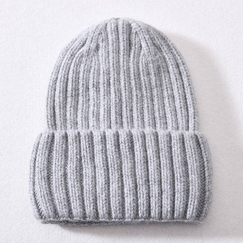 Chunky Silk Satin Lined Knitted Beanie