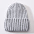 Chunky Silk Satin Lined Knitted Beanie