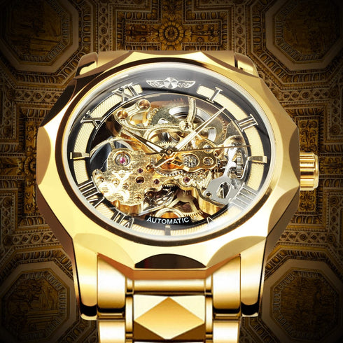 Lux Dodecagon Skeleton Automatic Mechanical Watch
