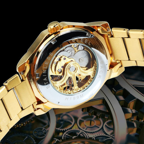 Lux Dodecagon Skeleton Automatic Mechanical Watch