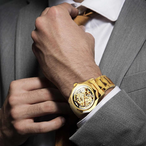Lux Dodecagon Skeleton Automatic Mechanical Watch