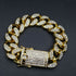 Luxury Cuban Chain + Bracelet + Ring + Watch Set
