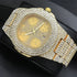 Luxury Cuban Chain + Bracelet + Ring + Watch Set