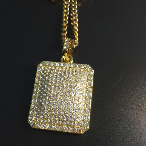 Luxury Cuban Chain + Bracelet + Ring + Watch Set