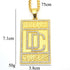 Meek Mill Dream Chasers 14k Gold Plated Pendant Necklace