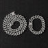 Miami Micro Pave Cuban Chain + Bracelet + Watch Set