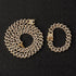 Miami Micro Pave Cuban Chain + Bracelet + Watch Set