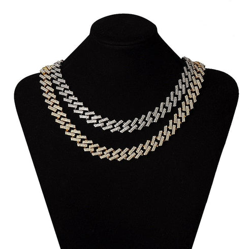 Miami Micro Pave Cuban Chain + Bracelet + Watch Set