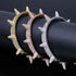 Micro pave Spike Bangle Bracelet