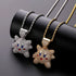 Micropave Iced Kirby Rapper Pendant Chain