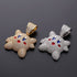 Micropave Iced Kirby Rapper Pendant Chain