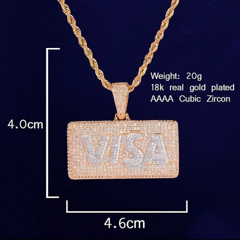 Micropave VISA Card Tag Chain