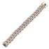 Mixed Bling 24k Gold Plated Cuban Chain Bracelet