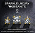 0.1-1 CT Moissanite Sterling Silver/ Gold/ Rose Gold Stud Earrings