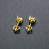 0.1-1 CT Moissanite Sterling Silver/ Gold/ Rose Gold Stud Earrings