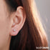 0.1-1 CT Moissanite Sterling Silver/ Gold/ Rose Gold Stud Earrings
