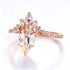 14K Rose Gold Moissanite Engagement Ring