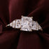 14K White Gold Moissanite Engagement Ring
