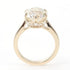 Solid Gold VVS Moissanite Engagement Ring