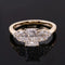 14K White Gold Moissanite Engagement Ring