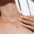 Moissanite Iced Sterling Silver Letter Pendant Necklace