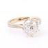 Solid Gold VVS Moissanite Engagement Ring