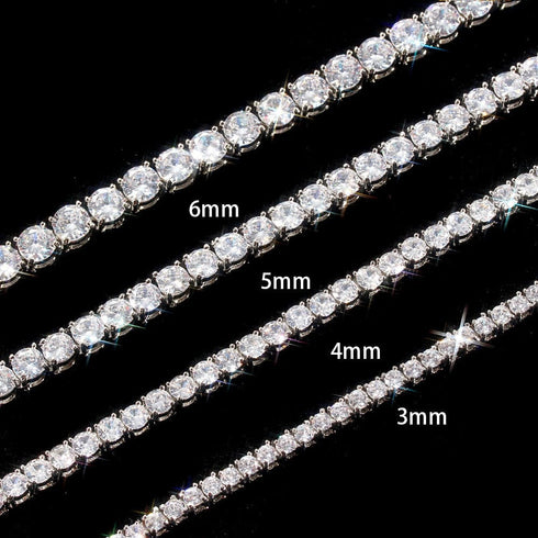 VVS Jewelry S925 Sterling Silver Moissanite Tennis Bracelet