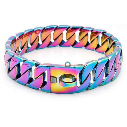 Big Dawg 32mm Smooth Cuban Link Dog Collar