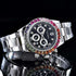 Luxury Quartz Rollie Style Watch with Color Rhinestone