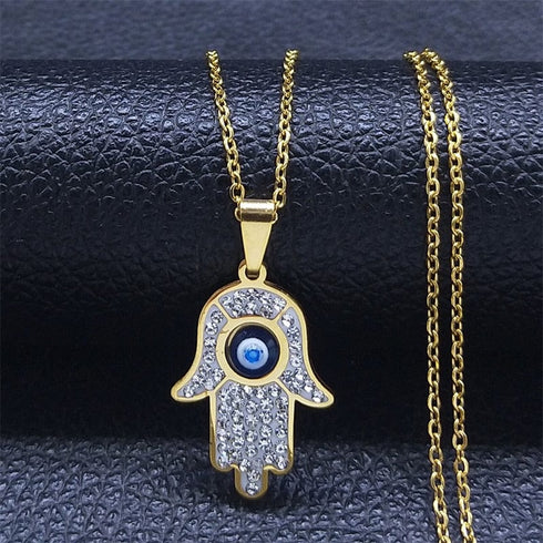 Greek Eye Necklace