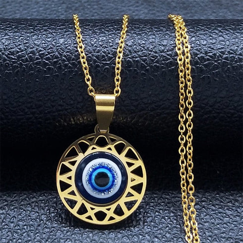 Greek Eye Necklace