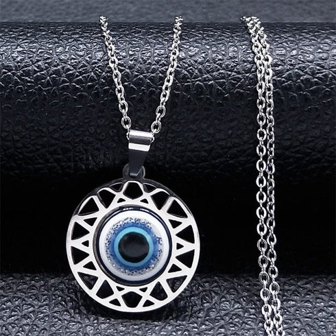 Greek Eye Necklace