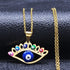 Greek Eye Necklace
