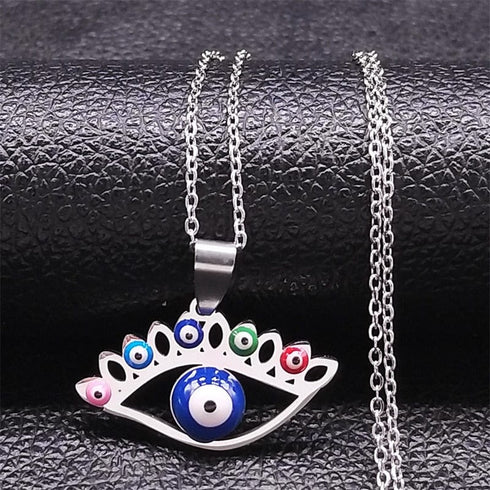 Greek Eye Necklace