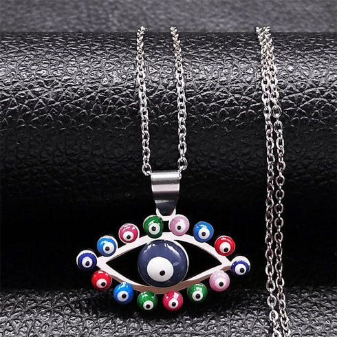 Greek Eye Necklace