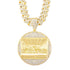 Iced Out Last Supper Pendant Cuban Necklace