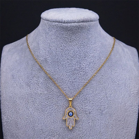 Greek Eye Necklace